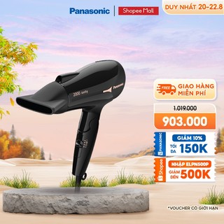 [Mã ELPN500P Giảm 20% tối đa 500K] Máy Sấy Tóc Ionity Panasonic EH-NE66-K645 - Tay Cầm Gấp Tiện Lợi - Bảo hành 12 Tháng