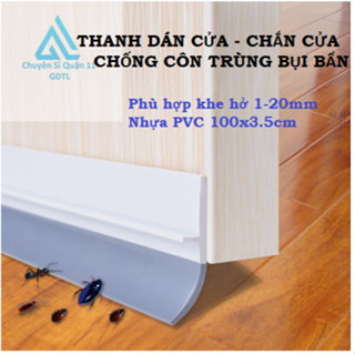 Thanh Dán Chân Cửa dài 1 mét, Ron Chặn Khe Cửa Cách Âm, Chống Côn Trùng, Khói Bụi, Giữ Nhiệt