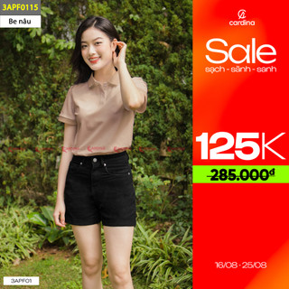 Áo Polo Nữ 𝐂𝐀𝐑𝐃𝐈𝐍𝐀 Chất Cotton CVC Cao Cấp Cổ Bẻ Cộc Tay Mềm Mại Thoáng Mát 3APF01