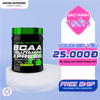 BCAA BCAA Glutamine Xpress SCITEC NUTRITION Phục Hồi Cơ Bắp Chống Dị Hoá Cơ Hũ 300 G - Chính Hãng