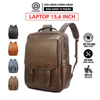 Balo Da DOHAGO Phong Cách Đơn Giản Có Ngăn Đựng Laptop 15.6 Inch - BNA07