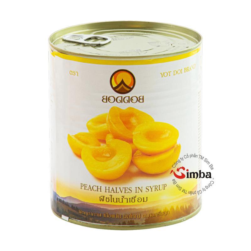 Quả đào đóng hộp (Peach Halves in Syrup) 820g