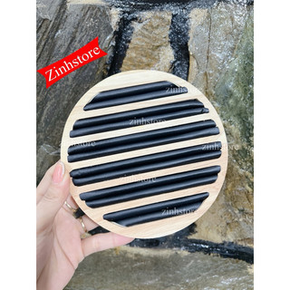 Khay đựng nhẫn gỗ tròn sang trọng