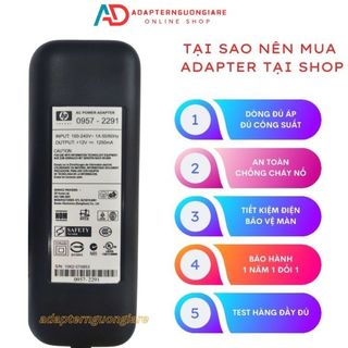 Adapter nguồn máy Scan HP 12v 1250mA