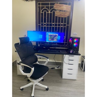 Ghế văn phòng công thái học CTH S07 - Ghế chơi game & làm việc full chức năng xoay ngả, kèm kê chân