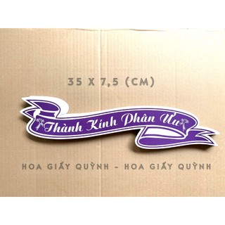 BANNER/ TAG CHIA BUỒN (48-50 CÁI)