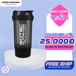 Bình lắc 2 ngăn shaker scitec 500 ml
