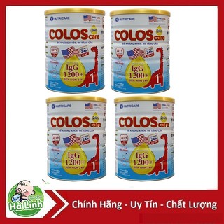 Combo 4 lon Sữa Non ColosCare 1+ 1200igG 800g [Date 2026]