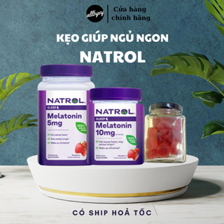allbyvy |HỎA TỐCI Kẹo dẻo ngủ ngon Natrol Melatonin 10mg 90v (Có chiết dùng thử)