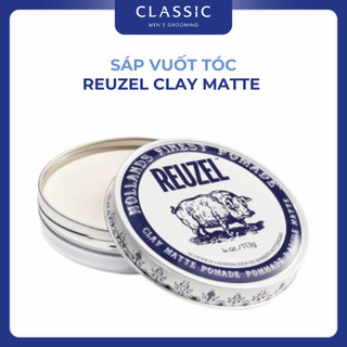 Sáp Vuốt Tóc Reuzel Clay Matte Pomade