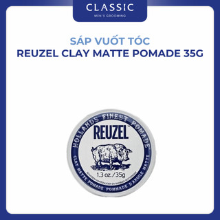 Sáp vuốt tóc Reuzel Clay Matte Pomade 35g