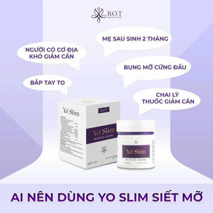 Giảm Cân YO SLIM, Yo Detox Cấp Tốc Hiệu Quả - Trà Thảo Mộc Giảm Mỡ Siết Eo An Toàn Sau 15 Ngày SD