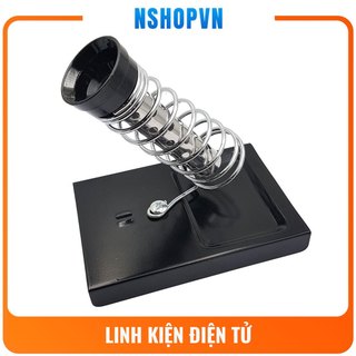 Đế gác mỏ hàn vuông gác mỏ hàn cách nhiệt tiện lợi, có chỗ để bọt biển