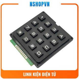 Bàn Phím Ma Trận Nhựa Cứng 4x4 Keypad