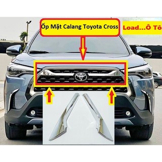 Ốp Trang Trí Mặt ca Lăng Toyota Cross 2024-2020 Mạ Crom