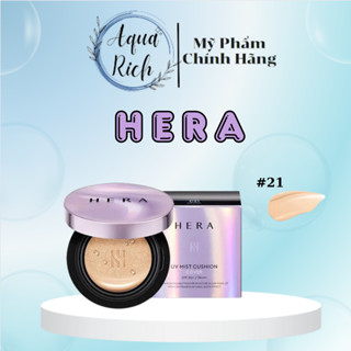 [Kèm Lõi Refill] Phấn Nước 5in1 Hera UV Mist Cushion Ultra Moistura SPF 34/PA++ Chống Nắng Kiềm Dầu Tone 21