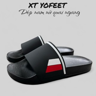 Dép Nam nữ quai ngang kẻ sọc màu hot trend Mã: BM 26