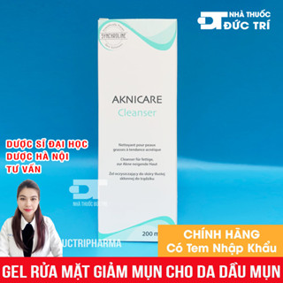 Gel rửa mặt Aknicare Cleanser giảm mụn viêm, mụn mủ và ngăn ngừa mụn cho da dầu mụn 200ml
