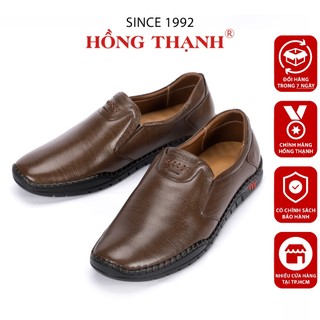 Hồng thạnh - giày mọi / giày lười da bò bền bỉ và êm chân - 6505