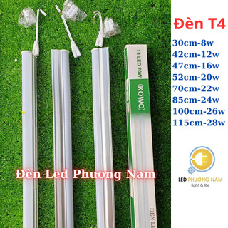 Bộ Đèn Led Liền Máng T4 từ 30cm đến 1m2