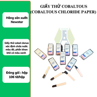 Giấy thử Cobaltous (Cobaltous chloride paper) Newstar hộp 106 tờ/hộp - LABHN