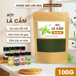 Bột lá cẩm tím nguyên chất 100g - Thuốc Bắc Lãn Ông