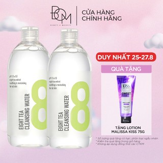 Combo 2 Chai Nước Tẩy Trang Làm Sạch Da Không Chứa Cồn BOM Eight Tea 1000ml