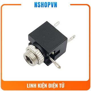 Jack audio 3.5 Female Khóa ốc