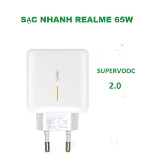 Sạc Realme Super Vooc 65W, hỗ trợ sạc nhanh, bảo vệ máy, bảo vệ pin