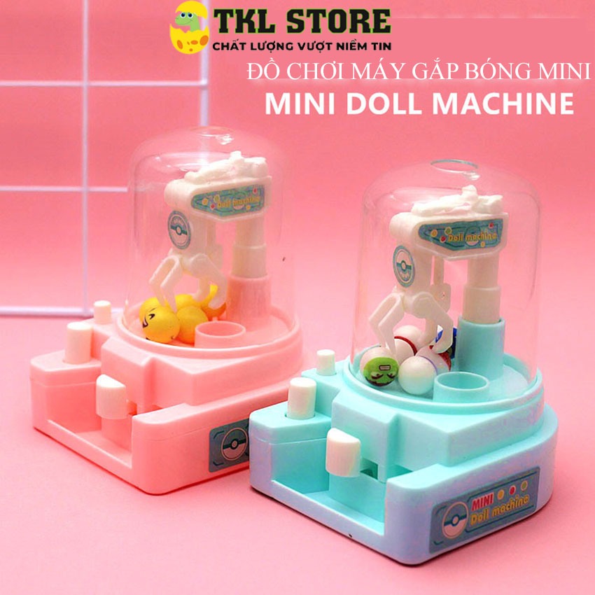 Đồ chơi máy gắp bóng mini, chất liệu nhựa an toàn, phù hợp cho cả bé trai và bé gái - TKL STORE
