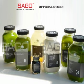 [ Set 06 ] Chai Thủy Tinh Vuông 500ml Nắp Nhựa , Nắp nhôm | Tuỳ Chọn