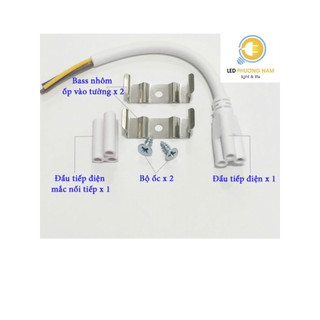 [KOWO COMBO 2]  Bộ Đèn Led Liền Máng 1m2 - Trắng [ T8 ]