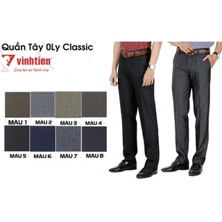 Quần Tây Nam 0Ly Nam Vĩnh Tiến Nhiều Màu 439 | CHĨNH HÃNG| 20.8