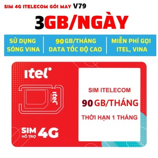 [ TỐC ĐỘ ĐỈNH CAO ] Sim 4G Intelecom Kích Sóng Vina - Sài Data Cực Đã Có Ngay 120GB/Tháng + Miễn Phí Phút Gọi Vina