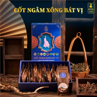 Dược liệu xông vùng kín cốt ngâm xông bát vị Hoàng Uyển hộp 15 set xông