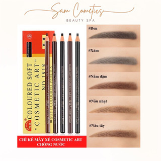 Chì xé kẻ mày Cosmetics Art bền màu Chì xé phẩy sợi lông mày không trôi nước