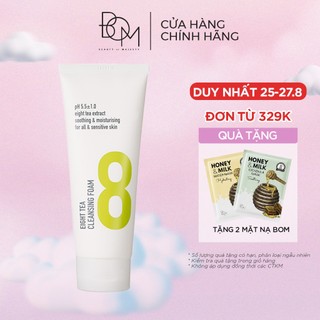 Sữa Rửa Mặt Dạng Bọt Làm Sạch Sâu Dành Cho Mọi Loại Da BOM Eight Tea 150ml