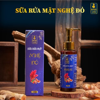 Sữa Rửa Mặt Nghệ Đỏ Hoàng Uyển Giúp Sáng Da, Mờ Thâm Sạm Chai 100ml