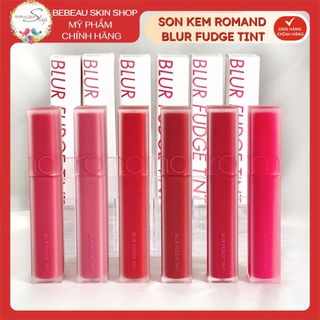 Son Kem ROMAND Blur Fudge Tint Chất Son Bùn Mịn Lì Che Phủ Rãnh Môi Lên Màu Chuẩn - Bebeau