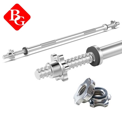 BG - Dài 1.8m ,phù hợp với bánh tạ phi 25-50mm Thanh đòn , tạ đòn thép đặc mạ crom chất lượng cao
