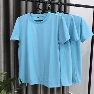 ÁO THUN ĐI BIỂN MÀU XANH THIÊN THANH GIÁ RẺ CHO GIA ĐÌNH ĐỒNG PHỤC NHÓM LỚP