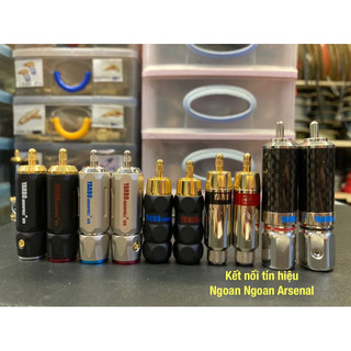 Jack Av (RCA) cao cấp nhập khẩu hãng YARBO Audiophile chính hãng. Báo giá 1 jack.