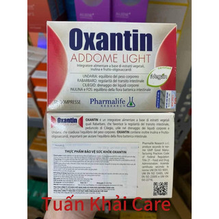 [Hàng Nhập Khẩu +Tem Phụ Tiếng Việt] VIÊN UỐNG THẢO DƯỢC- GIẢM CÂN, GIẢM MỠ BỤNG OXANTIN ADDOME LIGHT- NHẬP KHẨU TỪ Ý