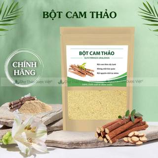 Bột cam thảo 500g, bột đắp mặt nạ sáng da, giảm mụn, mờ thâm nám