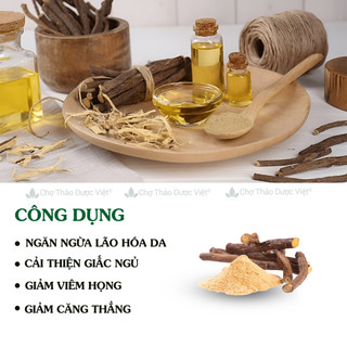 Bột cam thảo 500g, bột đắp mặt nạ sáng da, giảm mụn, mờ thâm nám