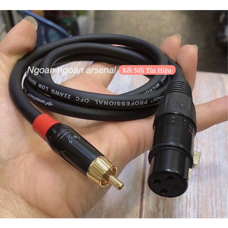 Dây tín hiệu canon XLR đực ra hoa sen rca Av đực hoặc cái hàng chất lượng. Nhận thiết kế theo yêu cầu ❤️