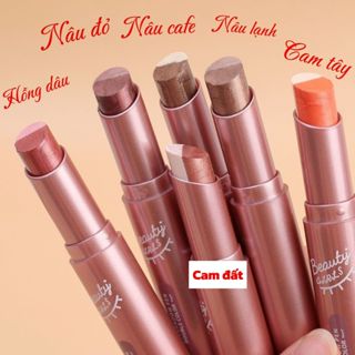 (HÀNG MỚI VỀ) Phấn Mắt Dạng Thỏi Kashil 2 Màu Gradient Chống Nước Chống Mồ Hôi Không Phai Màu Lâu Trôi