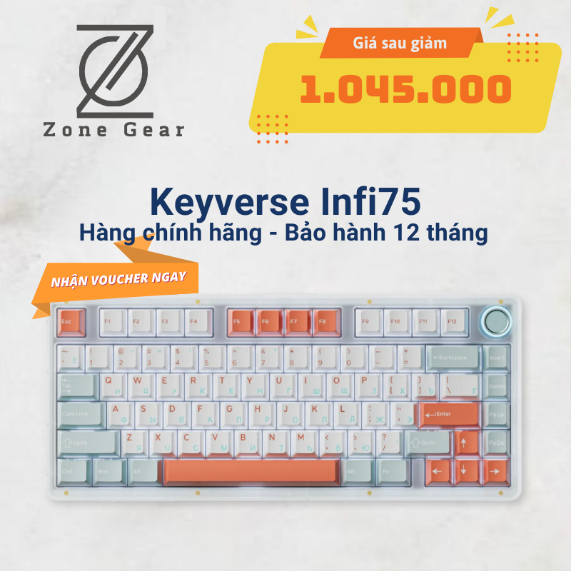 Bàn phím cơ Keyverve Infi75