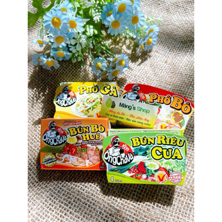 Gia vị phở bò gà bún riêu cua bún bò Huế ông Chà Và 1 hộp 4 viên
