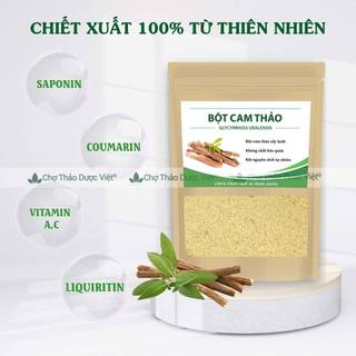 Bột cam thảo 1kg, bột đắp mặt nạ sáng da, giảm mụn, mờ thâm nám